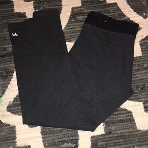Charcoal gray VS PINK yoga leggings NWOT